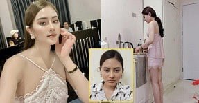 การข่มขืนสาวสวยที่อยู่กลางถนนที่ว่างเปล่า