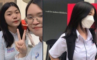 ผมสีบลอนด์ Ngoc Huyen ชอบอยู่ด้วยมือวิเศษ