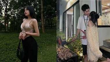 Tran Kim Cuong แสดงความงามที่ยอดเยี่ยมในช่วงกลางของคืนแต่งงาน